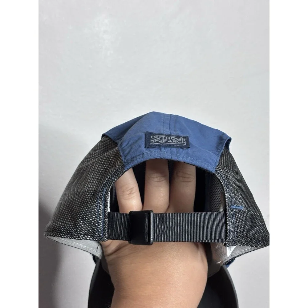 Outdoor Research 5 Panel Cap Blue One Size Adjustable Embroidered Nylon